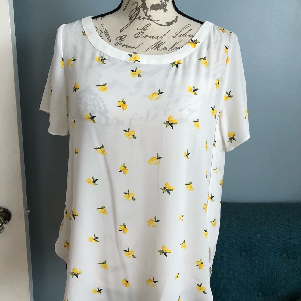 NWT Banana Republic Lemon Top sz S Petite